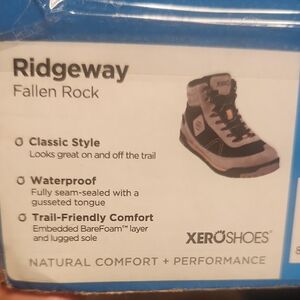 XERO Ridgeway Boot In "FallenRock"  - Black and Gray